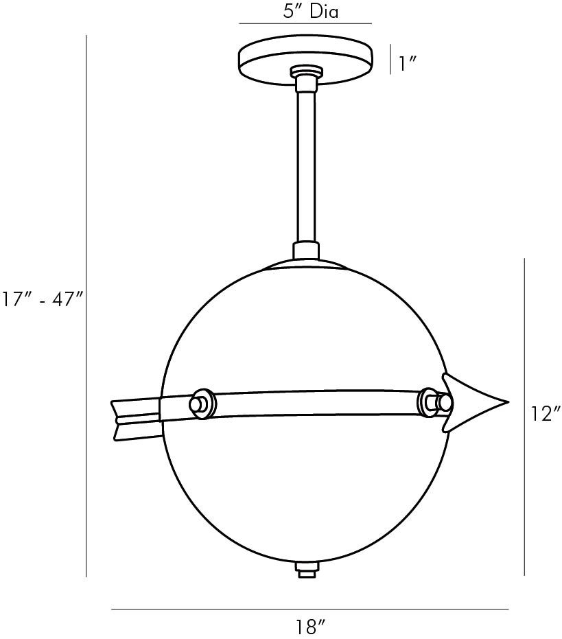 Люстра Arteriors CELESTIAL PENDANT в Саратове