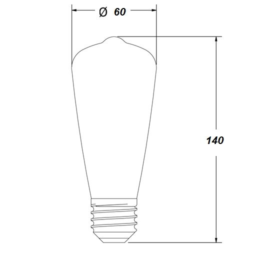 Лампочка Loft Edison Retro Bulb №1 в Саратове