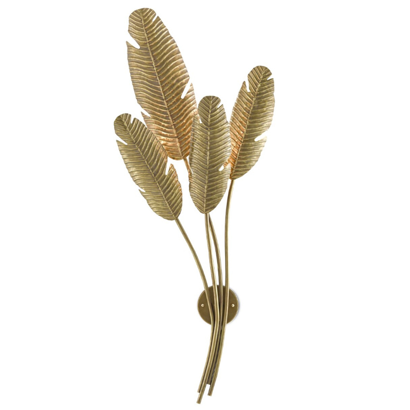 Бра Листья Золотые Пальмы Golden Palm Leaves Wall Lamp Золотой Бра Листья Золотые Пальмы Golden Palm Leaves Wall Lamp Золотой в Саратове | Loft Concept