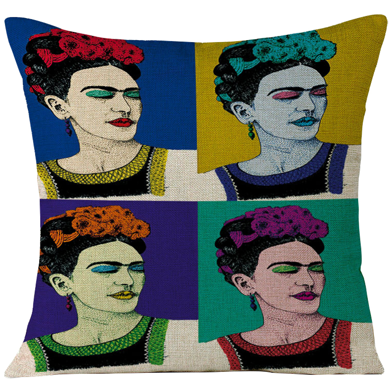 Декоративная подушка Frida Kahlo 12 Мульти в Саратове | Loft Concept 