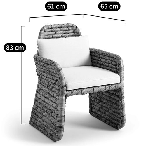 Плетеное кресло Madge Wicker Armchair в Саратове