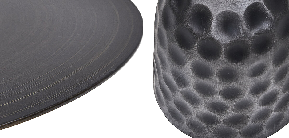 Приставной стол Cluster Surface Dark Nickel Side Table Приставной стол Cluster Surface Dark Nickel Side Table - Loft-Concept в Саратове