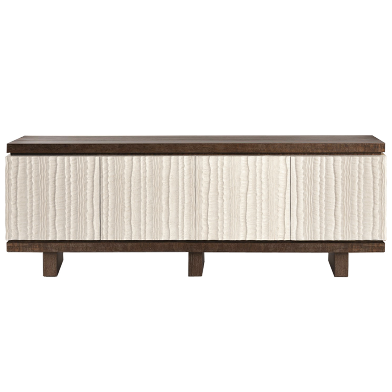 Riverside Textured Long Sideboard  ivory ( слоновая кость ) Коричневый в Саратове | Loft Concept 