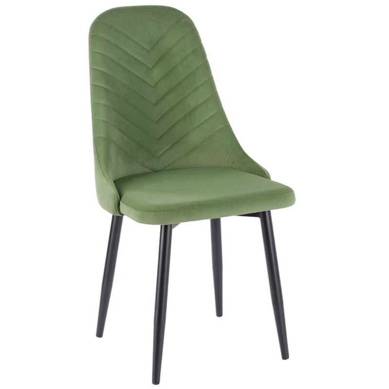 Стул Wijan Chair green Зеленый Черный в Саратове | Loft Concept 