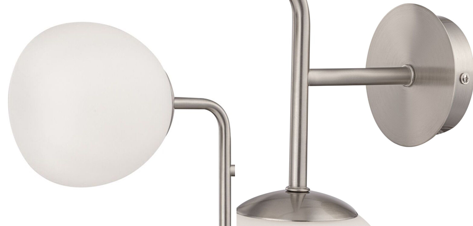 Бра Tiepolo Ball Sconces Double nickel Бра Tiepolo Ball Sconces Double nickel - Loft-Concept в Саратове