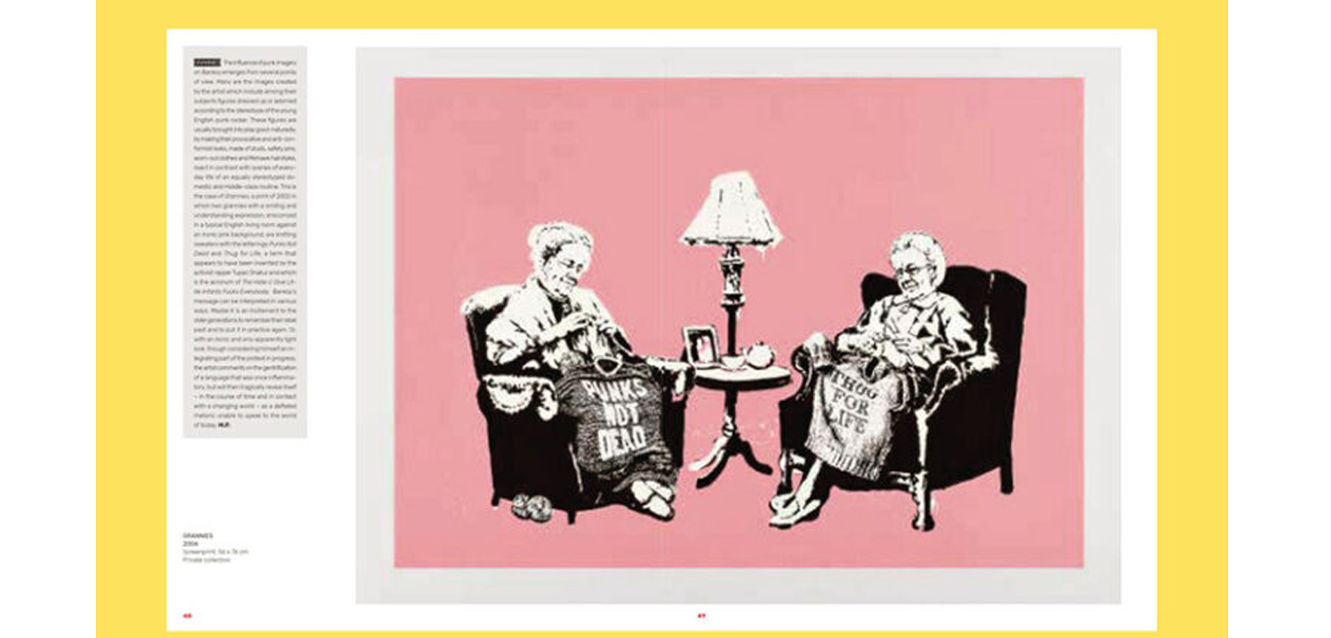 Книга Бэнкси The Art of Banksy  A Visual Protest - фото №1