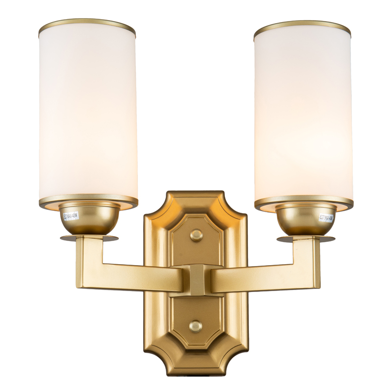 Бра Amoret Sconce Латунь Белое матовое стекло Бра Amoret Sconce Латунь Белое матовое стекло в Саратове | Loft Concept