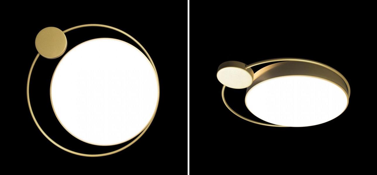 Потолочный светильник Gold Saturn One satellites D 50 - фото №1