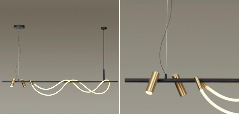 Подвесной Светильник LUKE LAMPCO TRACER LAMP Ширина 180 см Подвесной Светильник LUKE LAMPCO TRACER LAMP Ширина 180 см - Loft-Concept в Саратове