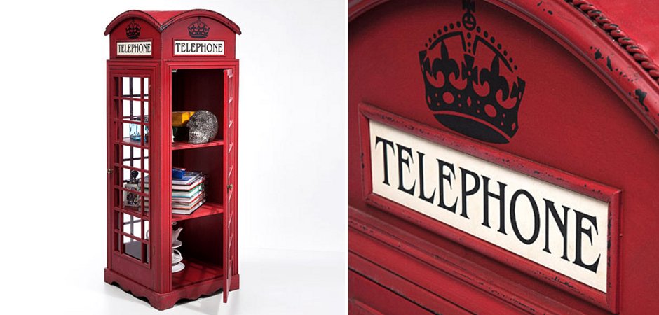 Витрина "Телефонная будка" London telephone box Витрина "Телефонная будка" London telephone box - Loft-Concept в Саратове