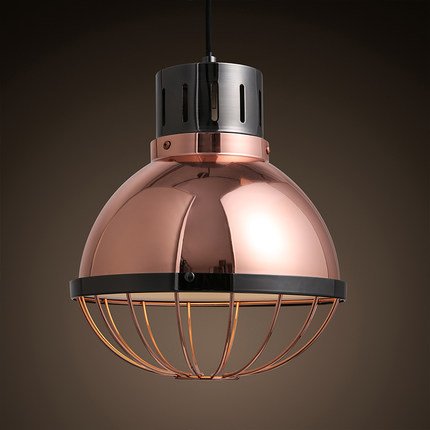 Подвесной светильник Ufo Copper Pendant Small Черный Медь в Саратове | Loft Concept 