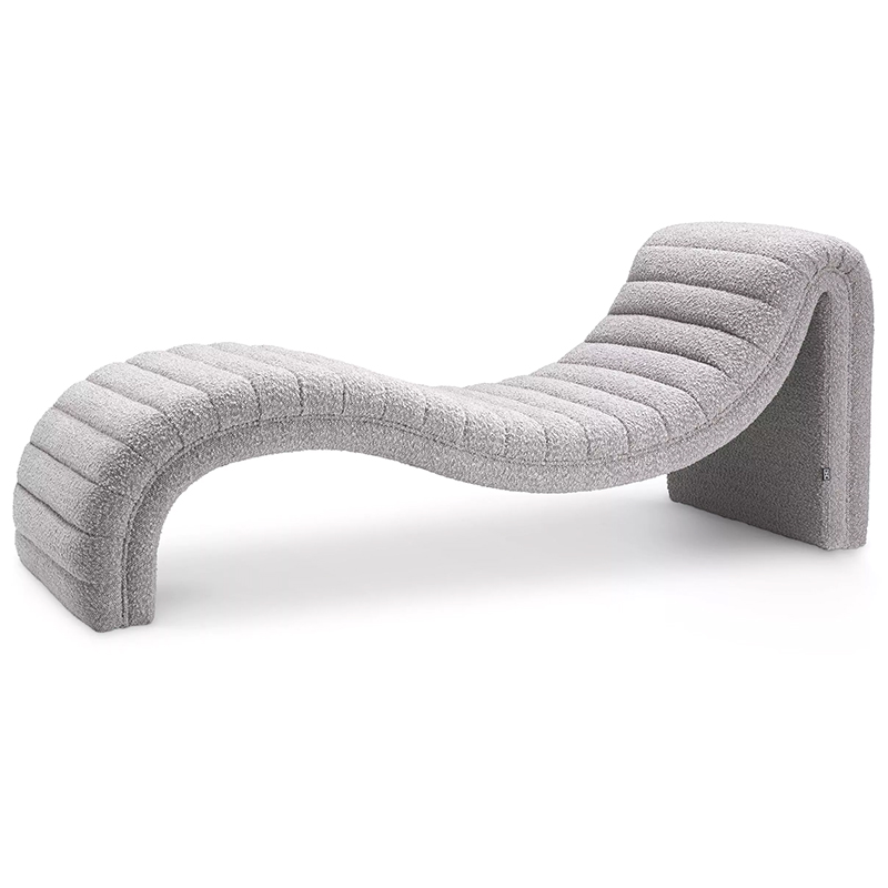 Кушетка Eichholtz Chaise Longue Pioneer Серый в Саратове | Loft Concept 