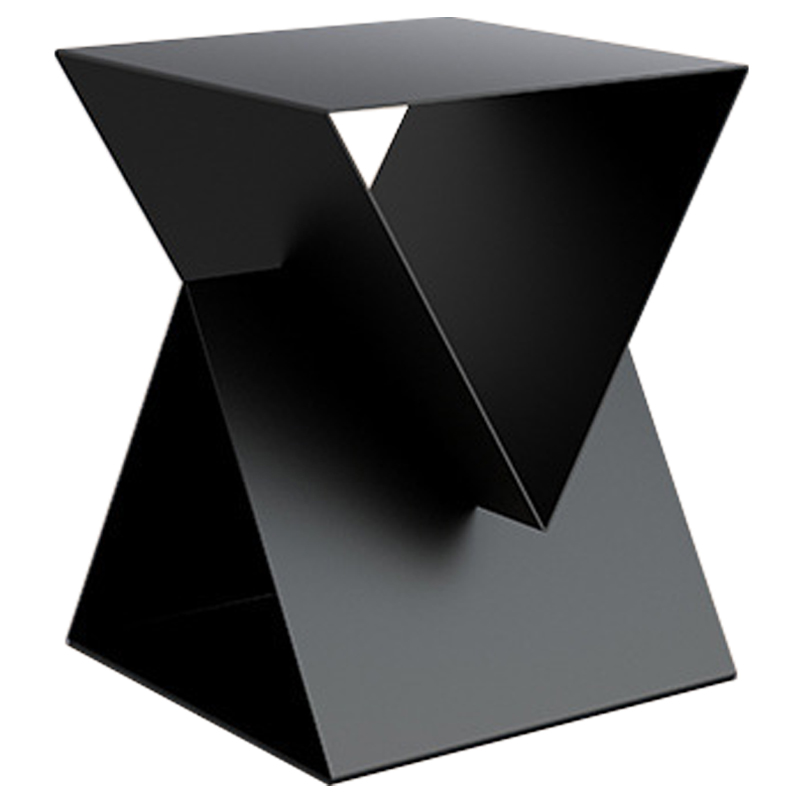 Приставной стол Two Triangles Black Side Table Черный в Саратове | Loft Concept 