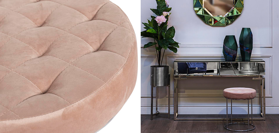 Пуф Rhombus Velours Pink Пуф Rhombus Velours Pink - Loft-Concept в Саратове