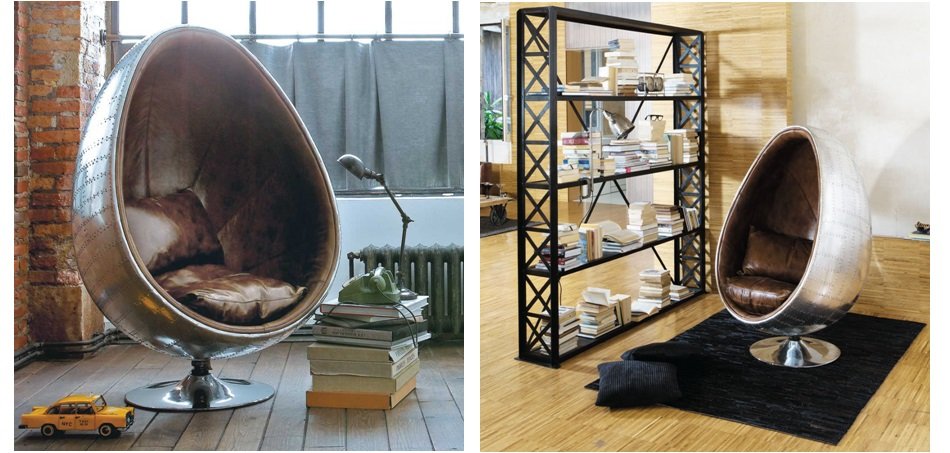 Кресло яйцо Aviator Egg Chair Кресло яйцо Aviator Egg Chair - Loft-Concept в Саратове