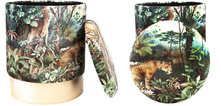 Пуф PUF Jungle Print lynx Пуф PUF Jungle Print lynx - Loft-Concept в Саратове