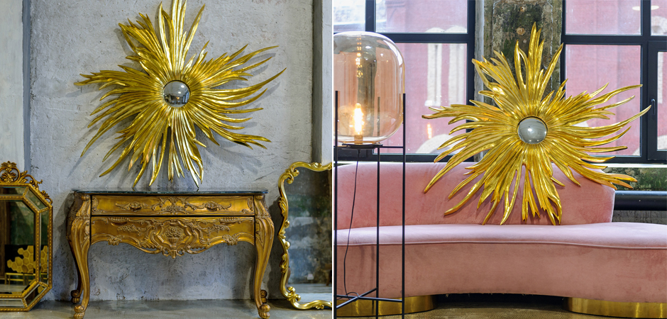 Зеркало Flower Sun Mirror Зеркало Flower Sun Mirror - Loft-Concept в Саратове