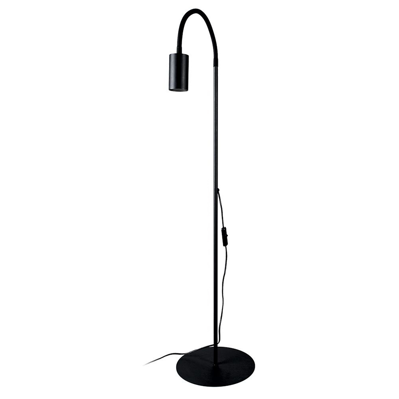 Торшер Noor Trumpet Floor Lamp black Черный Торшер Noor Trumpet Floor Lamp black Черный в Саратове | Loft Concept