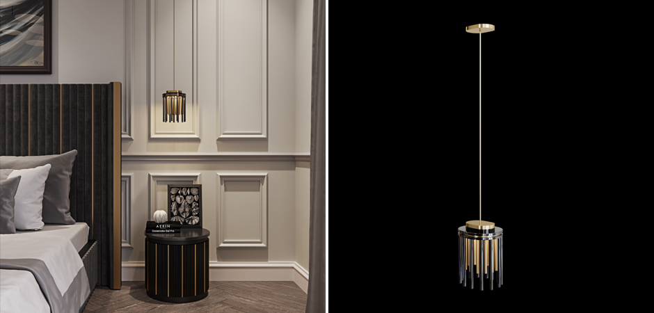 Подвесной светильник из латуни Coliseum Black Подвесной светильник из латуни Coliseum Black - Loft-Concept в Саратове