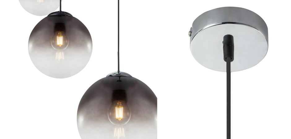 Светильник Ball Sunrise Pendant lamp smok 1 плафон Светильник Ball Sunrise Pendant lamp smok 1 плафон - Loft-Concept в Саратове
