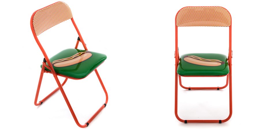 Стул Seletti Folding Chair Hot Dog Стул Seletti Folding Chair Hot Dog - Loft-Concept в Саратове