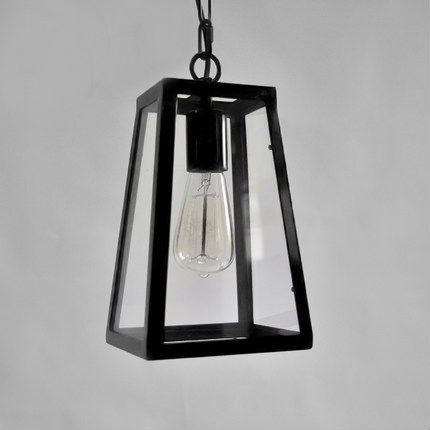 Подвесной светильник Loft Industrial Ortogonal pendant Black Черный в Саратове | Loft Concept 