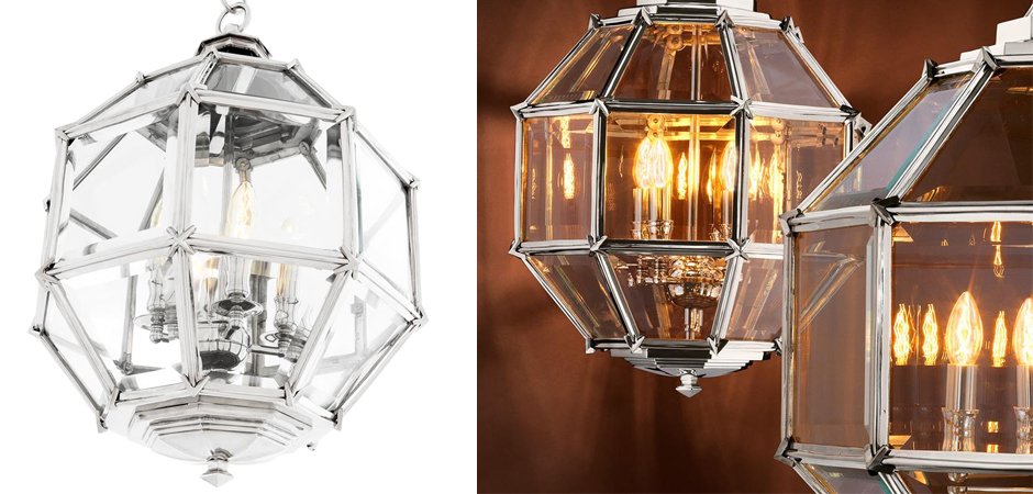Люстра Lantern Owen Nickel S - Loft-Concept в Саратове