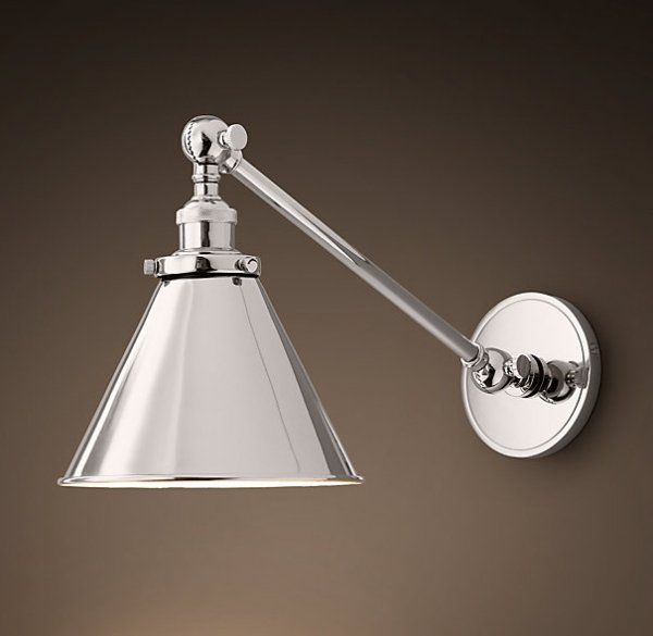 Бра 20TH C Library Single Sconce silver  в Саратове | Loft Concept 