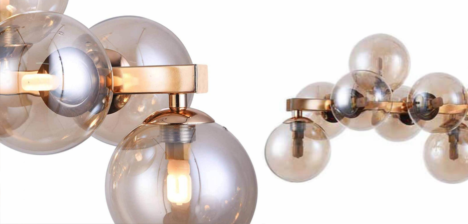 Люстра Berries Chandelier Rectangle Amber 120 Люстра Berries Chandelier Rectangle Amber 120 - Loft-Concept в Саратове