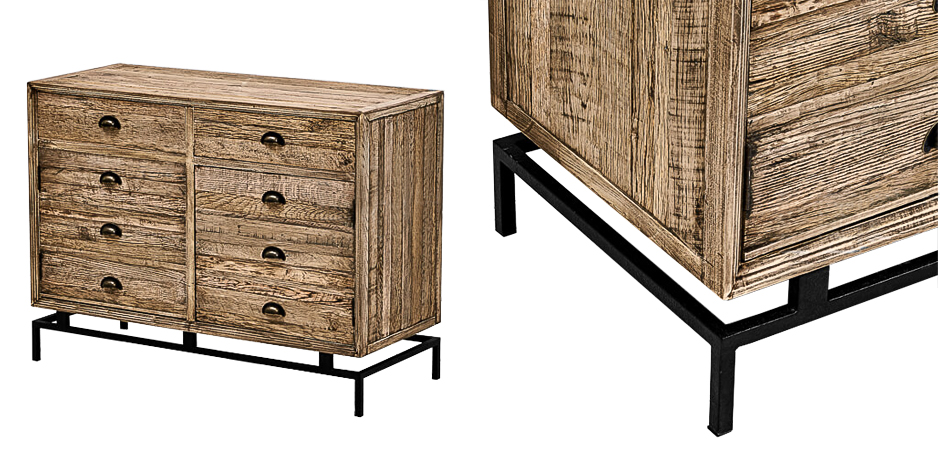 Комод деревянный в стиле Лофт Eligio Wood Commode Комод деревянный в стиле Лофт Eligio Wood Commode - Loft-Concept в Саратове