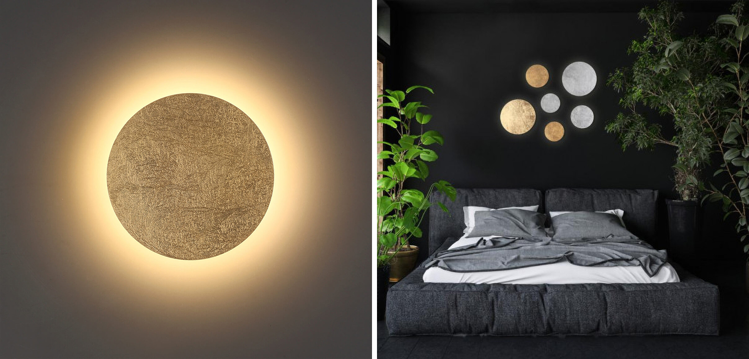 Бра Constable Wall Lamp Gold Moon - фото