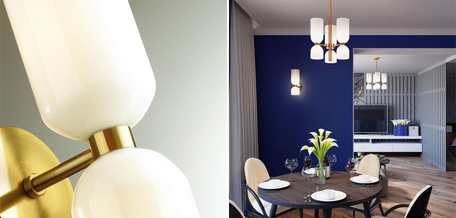 Бра Articolo Double Cup Золотое Бра Articolo Double Cup Золотое - Loft-Concept в Саратове