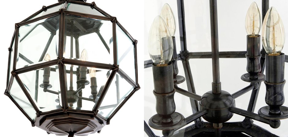 Люстра Lantern Owen Bronze M - Loft-Concept в Саратове