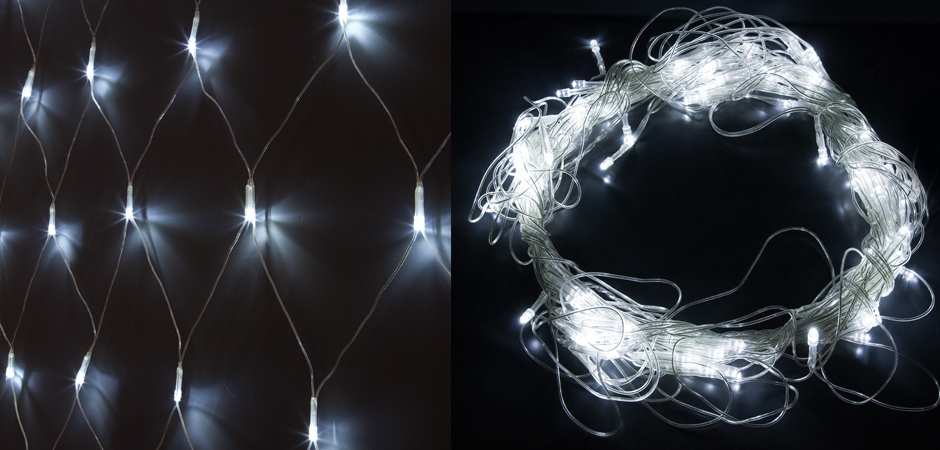 Гирлянда-Сетка Белым свет диодов - Loft-Concept в Саратове