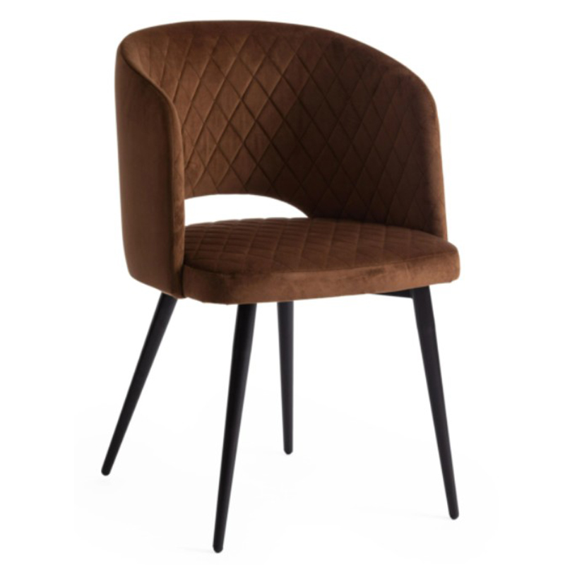 Стул Janice Brown Chair Коричневый Черный Стул Janice Brown Chair Коричневый Черный в Саратове | Loft Concept