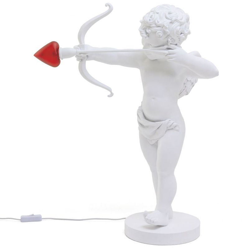 Настольная лампа Купидон со стрелой Seletti Cupid Lamp Белый в Саратове | Loft Concept 