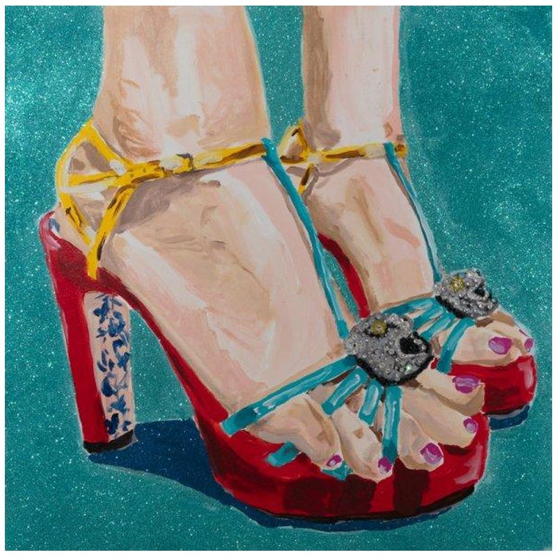Картина Portrait of Feet with Gucci Red & Blue Heels, Pink Toe Nails, and Turquoise Glitter Background Мульти Картина Portrait of Feet with Gucci Red & Blue Heels, Pink Toe Nails, and Turquoise Glitter Background Мульти в Саратове | Loft Concept