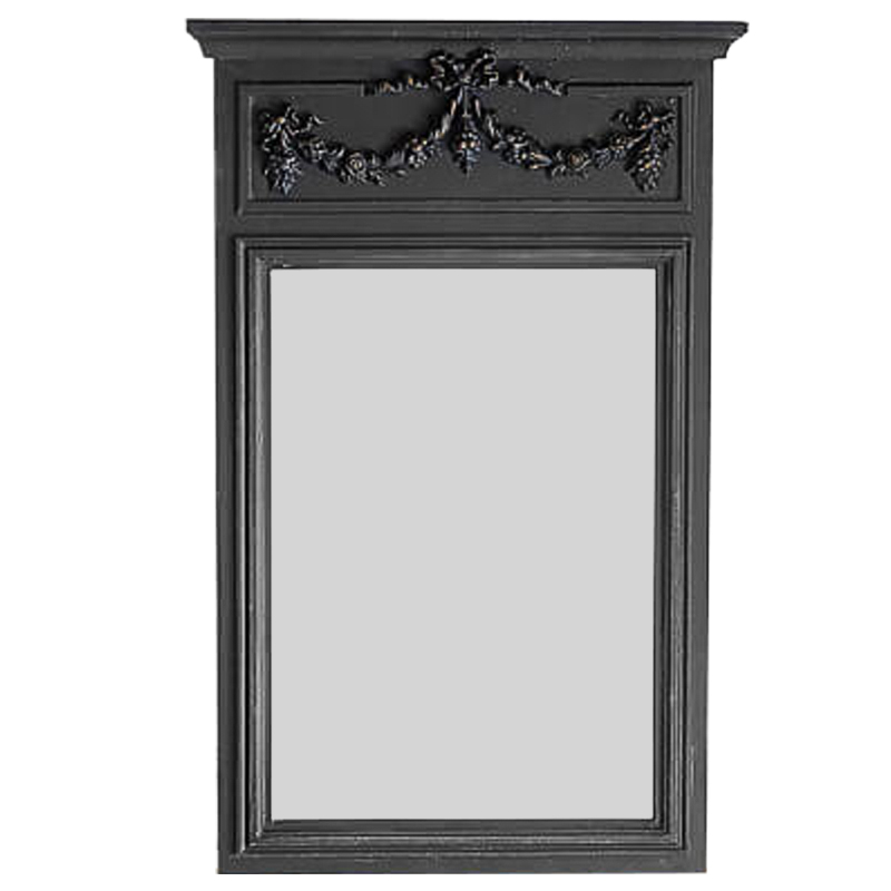 Зеркало Arcadie Mirror Black Винтажный черный в Саратове | Loft Concept 