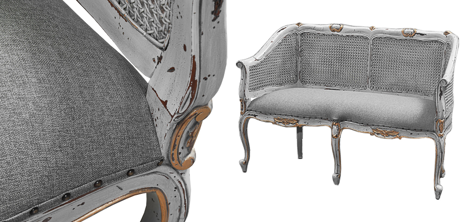 Диван Maria Antoinette Gray Sofa Диван Maria Antoinette Gray Sofa - Loft-Concept в Саратове