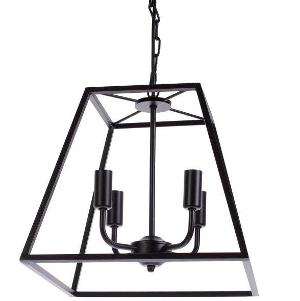 Подвесной светильник Loft Industrial Ortogonal Pendant Trapeze Черный Подвесной светильник Loft Industrial Ortogonal Pendant Trapeze Черный в Саратове | Loft Concept