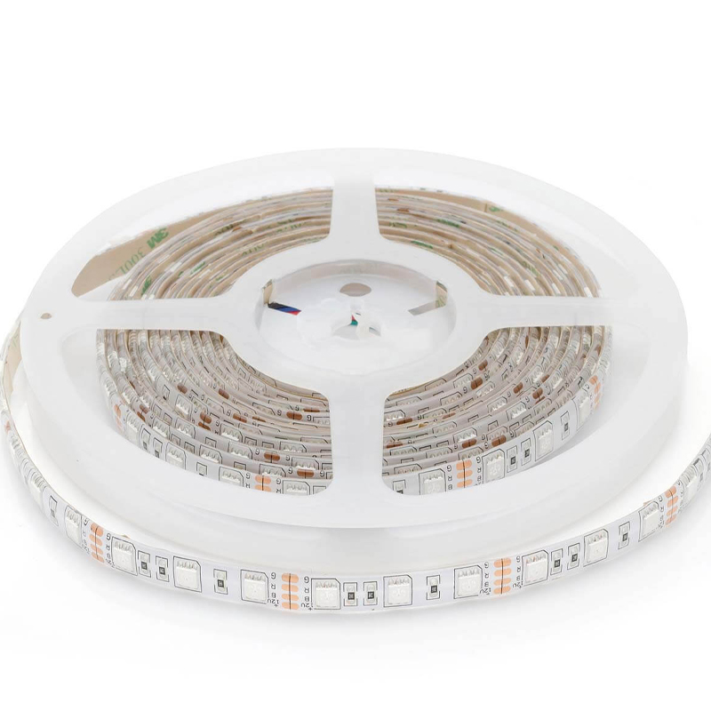 Светодиодная влагозащищенная лента 14,4W/m 60Led/m 5050SMD разноцветная 1M Белый в Саратове | Loft Concept 