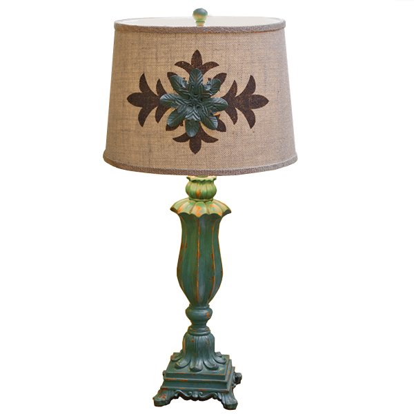 Настольная лампа Cross Ornament Provence table lamp Малахит (зеленый) Бежево-серый Настольная лампа Cross Ornament Provence table lamp Малахит (зеленый) Бежево-серый в Саратове | Loft Concept
