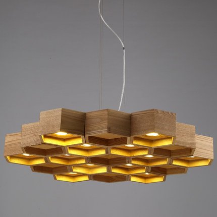 Люстра Honeycomb 12 Loft Wooden Ecolight  в Саратове | Loft Concept 