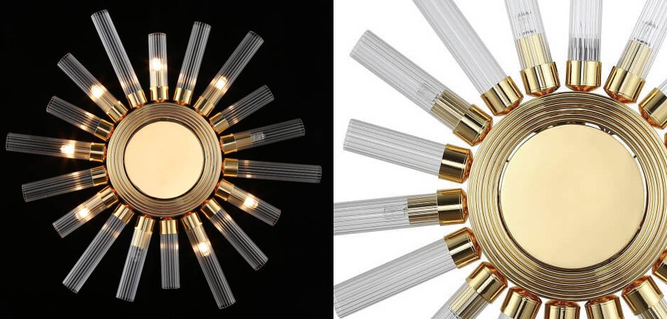 БРА Art Deco Sun Light Ceiling БРА Art Deco Sun Light Ceiling - Loft-Concept в Саратове