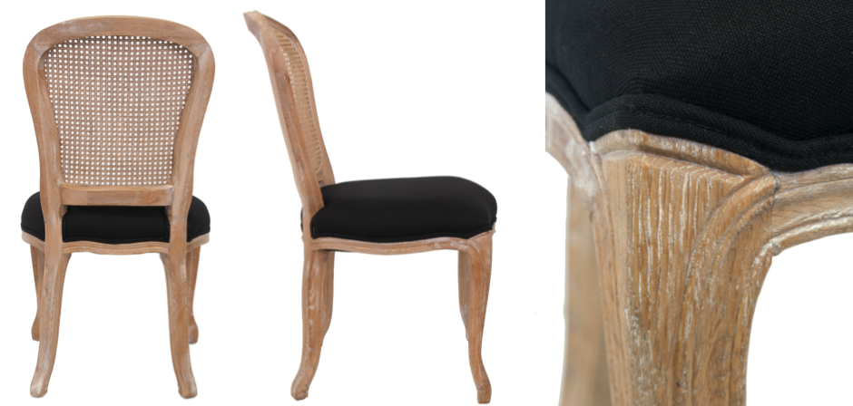 Стул French chairs Provence Neman Black Rattan Chair Стул French chairs Provence Neman Black Rattan Chair - Loft-Concept в Саратове