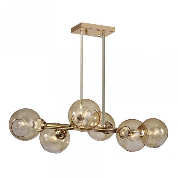 Люстра Glass Bubble Chandelier Brass Латунь в Саратове | Loft Concept 