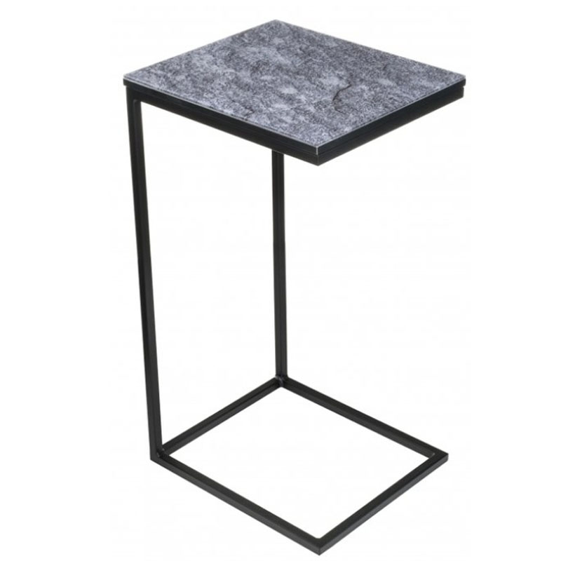 Приставной стол Zermatt Side Table gray Серый (Gray) в Саратове | Loft Concept 