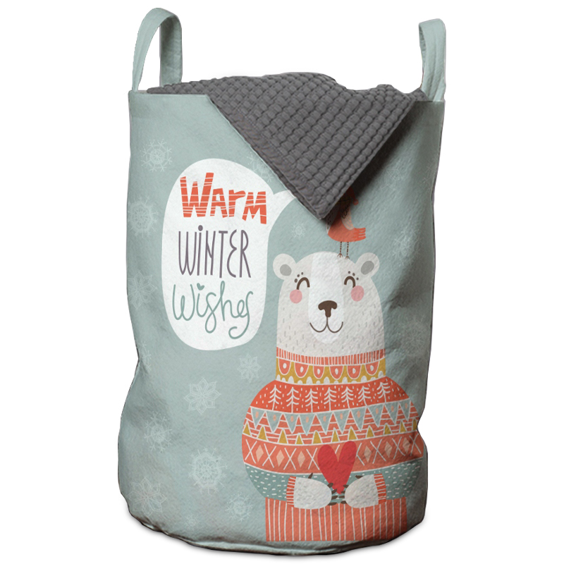 Корзина Warm winter wishes Basket Мульти в Саратове | Loft Concept 