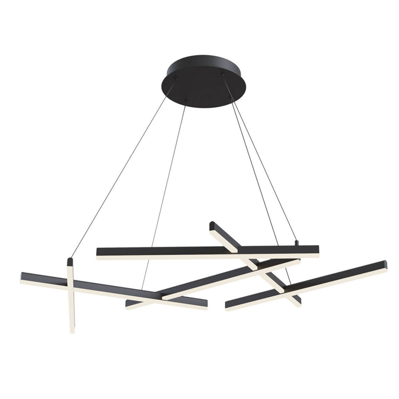 Люстра Smeragde Light Chandelier black Черный в Саратове | Loft Concept 