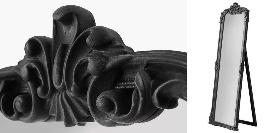 Напольное зеркало Valensole Black Напольное зеркало Valensole Black - Loft-Concept в Саратове